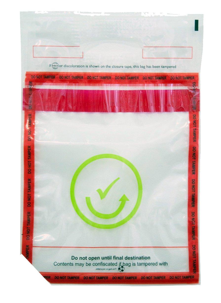 STEBs for Duty Free Shop Security Tamper-Evident Bags-Adsure