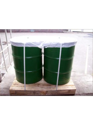 Strapping application image green barrels