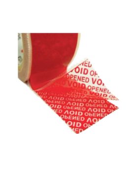 Tamper Evident Box Security Tape reviling adhesive layer image