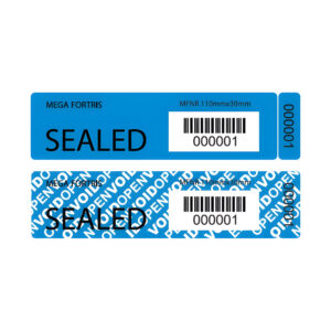 Non Residue Security Label 110mm x 30mm DR6802